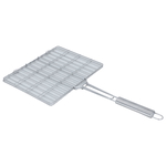 Al Saif Gallery steel grill grate, 41 x 28 cm, square - silver product image 1