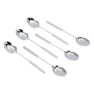 Al Saif Gallery steel tea spoon set, 6 pieces - silver with Sunbulah handle product image