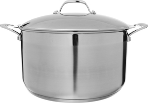 Rocky Al Saif Gallery Steel Pot, 28 cm, with silicone handle - silver product image