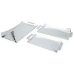 Al Saif Gallery Steel Trays Set, 3 Pieces - Silver product image 2