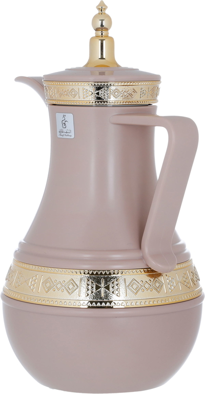 Al Saif Gallery Amal Steel Thermos Set, 2 Pieces - Light Brown product image 4