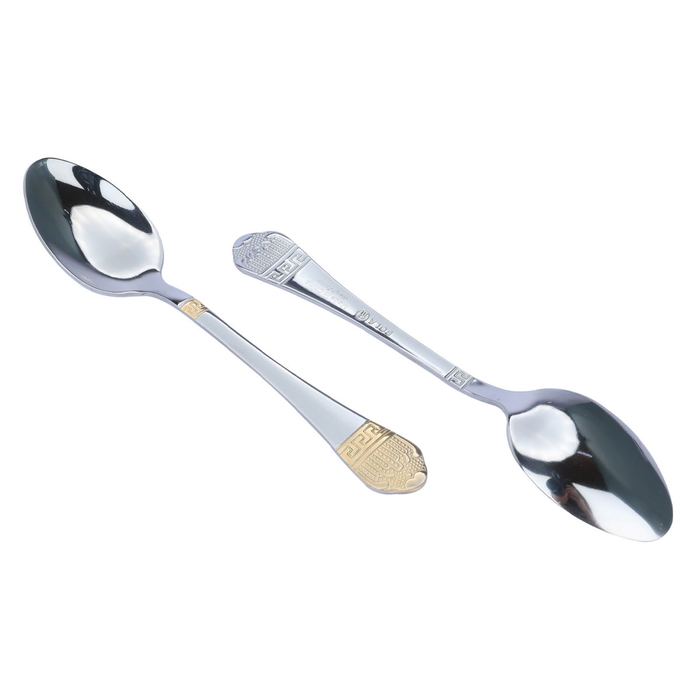 Al Saif Gallery Steel Sweet Spoons Set, 6 Pieces - Silver product image 3