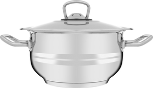 Hascevher Stainless steel pot, 2.5 litres, 18x10 cm - silver product image