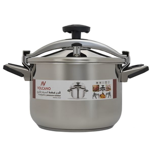 Al Saif Gallery Steel Pressure Cooker (Volcano), 11 Liter - Silver product image