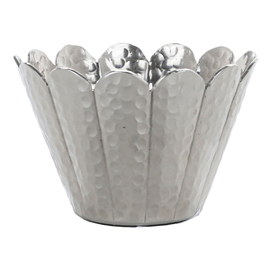 Al Saif Gallery Iron Serving Bowl, 12 x 12 x 8.4 cm, Round - Silver product image