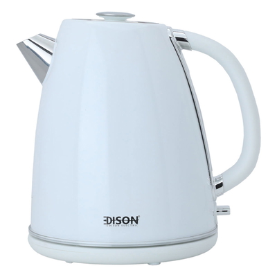 Edison Steel Kettle, 1850-2200 Watt, 1.7 Liter - White product image 1