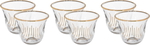 Al Saif Gallery Glass Cupssaucers Set, 6 Pieces, 60 Ml - Clear product image 1