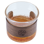 Al Saif Gallery Clear Glass Mug with Wooden Strap, 130 ml - Clear product image 2