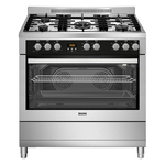 Edison Steel gas oven, 5 burners, 60 x 90 cm - silver product image 1