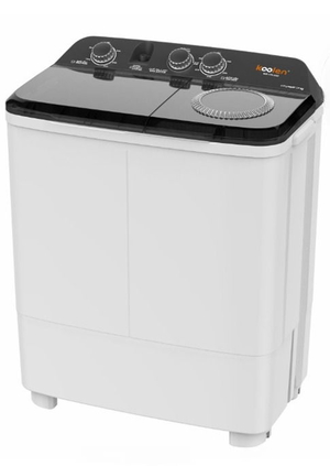 Koolen Semi-Automatic Washing Machine, Top Loading, 9 Kg, Twin Tub, 809101003 - White Black product image