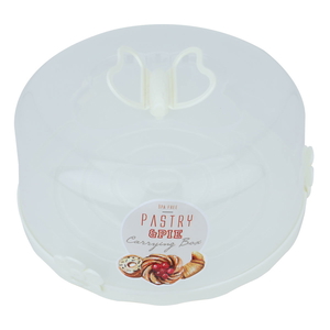 Al Saif Gallery Plastic Food Container, 27X27X13 Cm - Clear product image