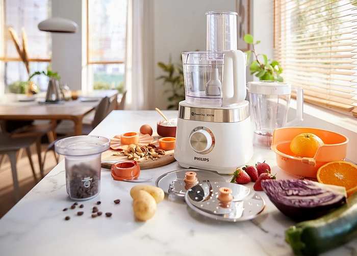 Philips Mini Food Processor, 850 Watt, 2.1 Liter - White product image 7