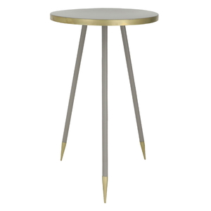 Al Saif Gallery steel table, round, base - gold product image