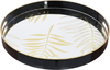 Al Saif Gallery plastic serving tray, 37 x 37 x 4.2 cm, mirror surface - black product image 1