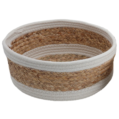 Al Saif Gallery Cotton Baskets Set, 3 Pieces - Beige White product image 2