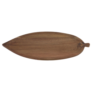 Al Saif Gallery wooden serving plate, 36 x 16 x 2.5 cm, paper - wooden product image