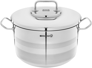 Korkmaz Steel Astra 2 Pot, 21 x 36 cm - Silver product image