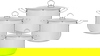 طقم قدور استيل لورا السيف، 4 قطع - فضي product image 1