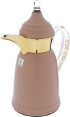 Al Saif Gallery Qamar stainless steel thermos set, 0.7 / 1 liter - light brown product image 8