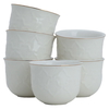 Al Saif Gallery Porcelain Arabic Coffee Cups Set, 12 Pieces - Cream product image 1