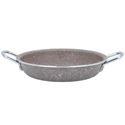 Rocky Granite Frying Pan, 16 cm, 2 Handles - Brown product image 1