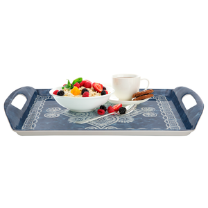 Al Saif Gallery Melamine Serving Tray, 21.5 cm, Rectangle - Blue product image