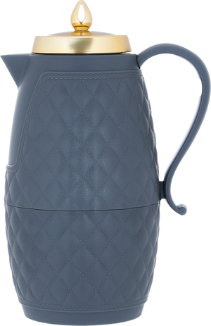 Al Hanouf Al Saif Gallery Plastic Thermos, 1 Liter - Gray product image