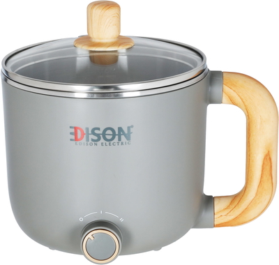 Edison Ms-Afx005 Mini Electric Cooker Steel, 600W, 0.8W, 16X16X14Cm - Gray product image 3