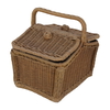 Al Saif Gallery Rectangular Wicker Serving Basket With Lid, 30 X 23 X 30 Cm - Beige product image 2