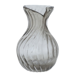 Al Saif Gallery glass vase, 19 x 12 x 12 cm - grey product image 1