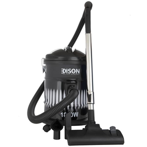 Edison Zl14-36Z Steel Drum Vacuum Cleaner, 1800 Watt, 18 Liter, 30 X 30 X 45 Cm, Three Attachments - Black product image