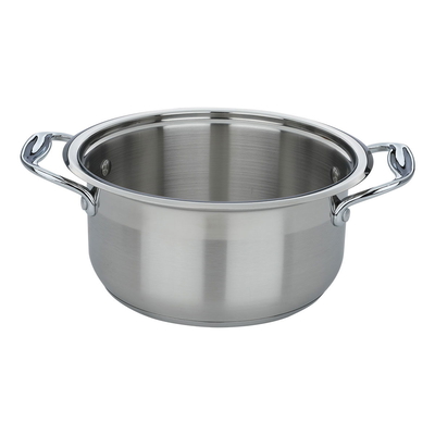 Steel Rocky Al Saif Gallery Pot, 18 cm - Silver product image 2