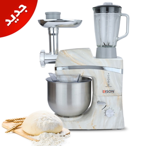 Hummer Edison stand mixer, 4 functions, 6.5 litres, 1000 watts - light grey product image