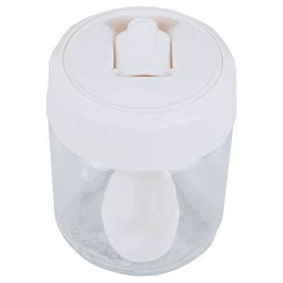 علبة زجاج السيف غاليري، مع ملعقة، بغطاء - شفاف product image 2