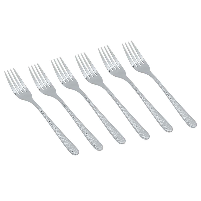 Al Saif Gallery steel forks set, 21x2.5 cm, 6 pieces - silver product image 2