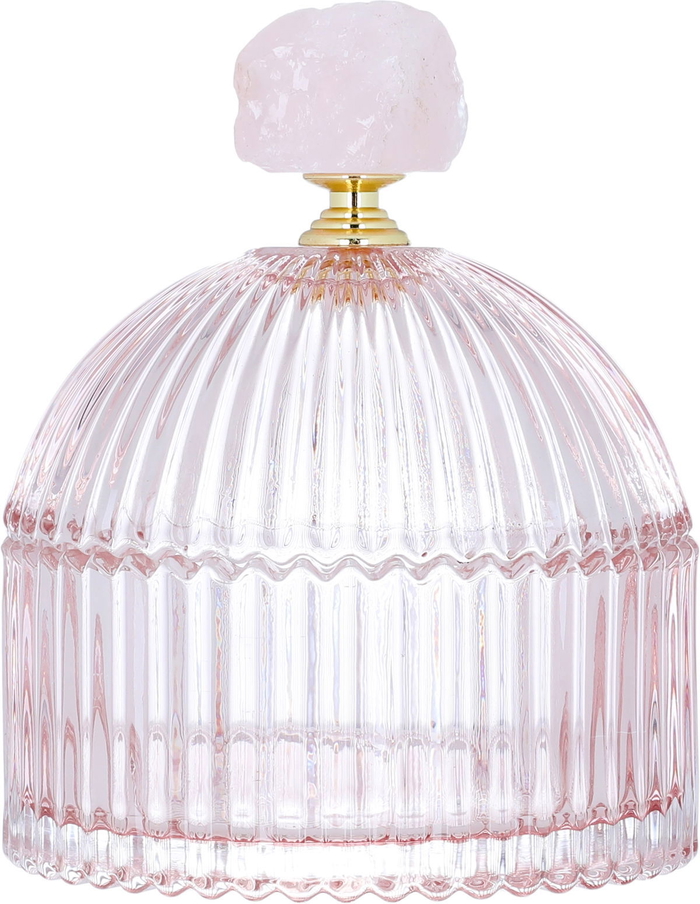 Al Saif Gallery Glass Cup, 10.5 x 10.5 x 13 cm, Round - Light Pink product image 1