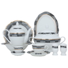 Al Saif Gallery porcelain dining set, 65 pieces - white product image 3