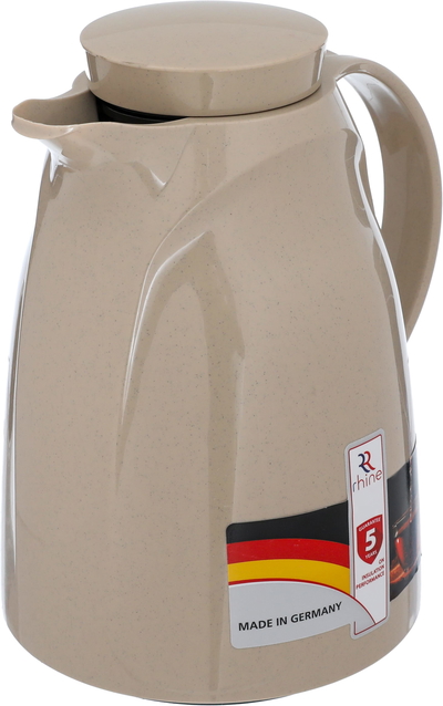 Rhine Glass Thermos, 0.6 Litres, Plastic Exterior - Beige product image 4