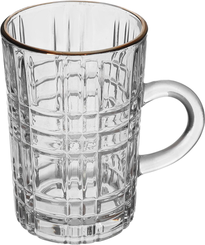 طقم بيالات شاي ماكس زجاج السيف غاليري، بيد زجاج، 6 قطع - شفاف product image 2
