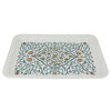 Tofariyah Melamine Al Saif Gallery, 49 x 37 x 3 cm, rectangle, green-white pattern product image 2