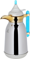 Al Saif Gallery Stainless Steel Thermos Set, 1/1 Liter, 2 Pieces - Silver Gold product image 5