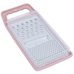 Al Saif Gallery Steel grater with plastic box - silver pink product image 1
