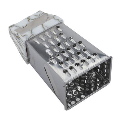 Al Saif Gallery steel grater, with plastic handle, size 6 - white product image 2