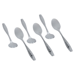 Al Saif Gallery steel spoon set, 24 pieces, engraved - silver product image 5