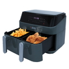 Edison Air Fryer, 9L, 1750W, 12 Functions, 2 Doors - Dark Gray product image 1