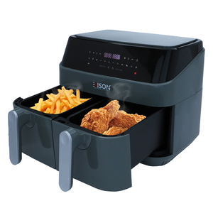 Edison Air Fryer, 9L, 1750W, 12 Functions, 2 Doors - Dark Gray product image