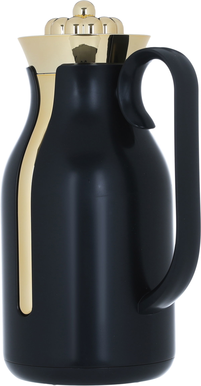 Rayana Timeless Plastic Thermos, 1 Liter - Black product image 2