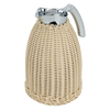 Al Saif Gallery plastic thermos, 1.5 liters, with silver handle - silver beige product image 1