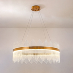 Modern aluminum Mishkati chandelier, 100 cm, 90 watts - gold product image 3