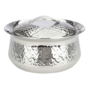 Steel Maxima Food Container, 5 Liter, Embossed - Silver product image